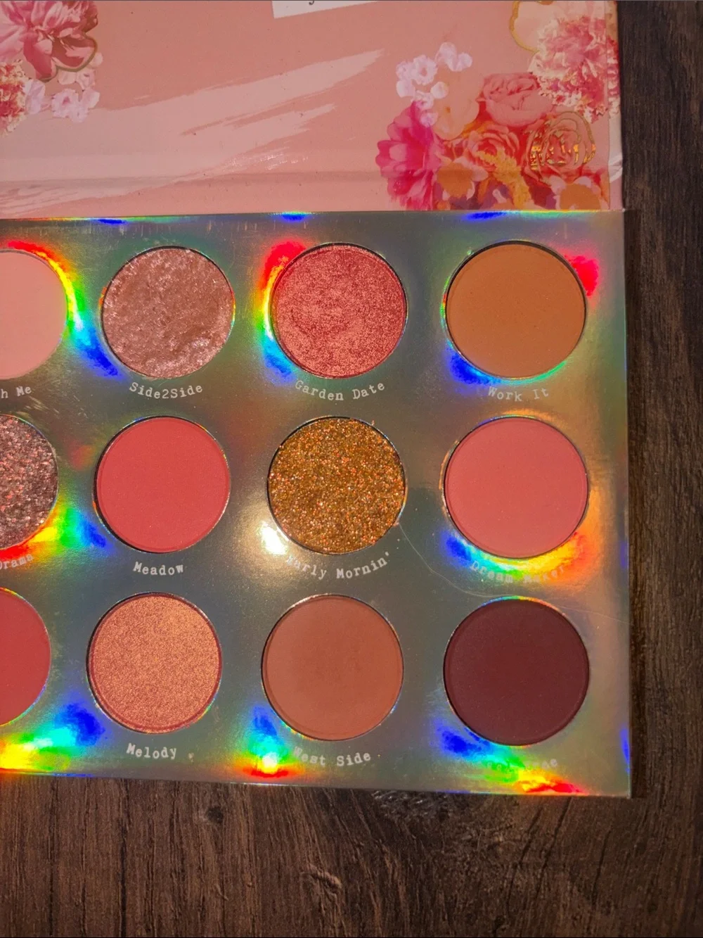 Colourpop palette featuring
